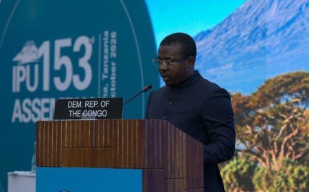 UIP 2026 à Arusha : le sénateur Moïse Ekumbo Longulu plaide pour une jeunesse actrice de la paix en RDC