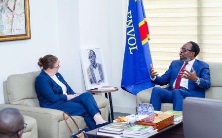 RDC : Delly Sesanga échange avec l’ambassadrice britannique sur la crise sécuritaire, le dialogue inclusif et les élections