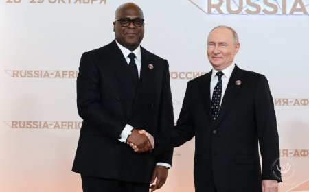 RDC – Russie-Afrique : Félix Tshisekedi attendu en plénière avant un tête-à-tête avec Vladimir Poutine