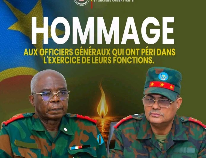 RDC : Six pays rendent hommage aux officiers et sous-officiers des FARDC décédés dans le crash aérien de Kenge