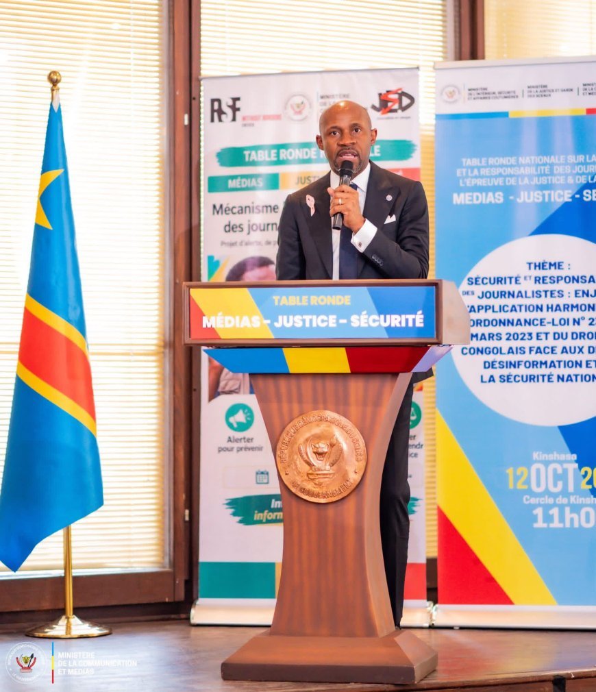 RDC : vers un mécanisme national de protection des journalistes après la table ronde Médias–Justice–Sécurité