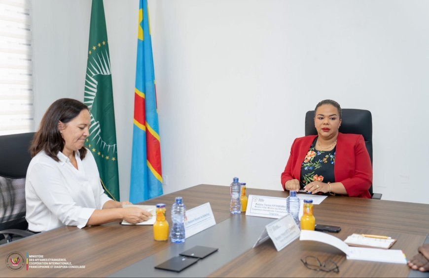 RDC : Thérèse Kayikwamba échange avec l’ambassadrice belge sur les relations bilatérales