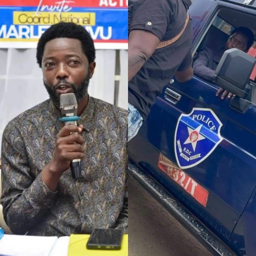 RDC : L’opposant Marley interpellé à son retour vers Kinshasa, les raisons encore inconnues