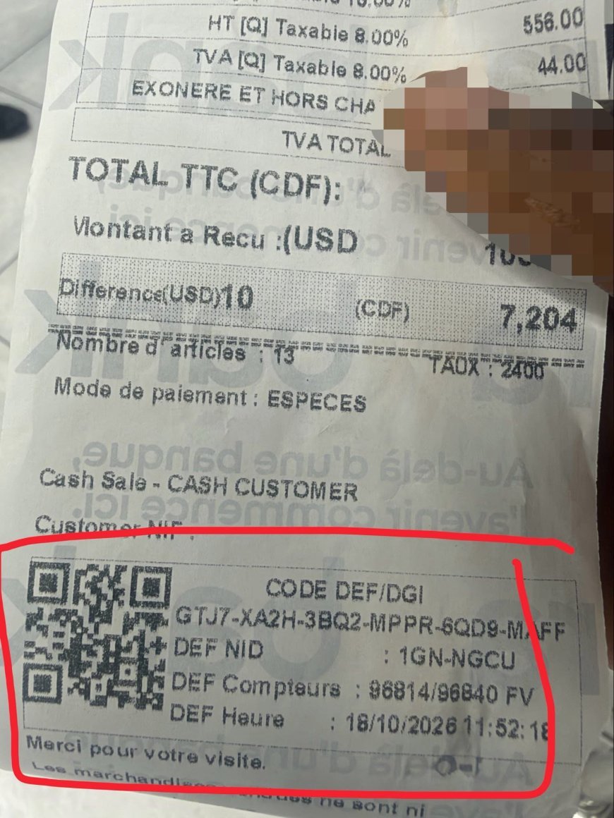 RDC : les consommateurs appelés à privilégier les entreprises qui délivrent des factures normalisées