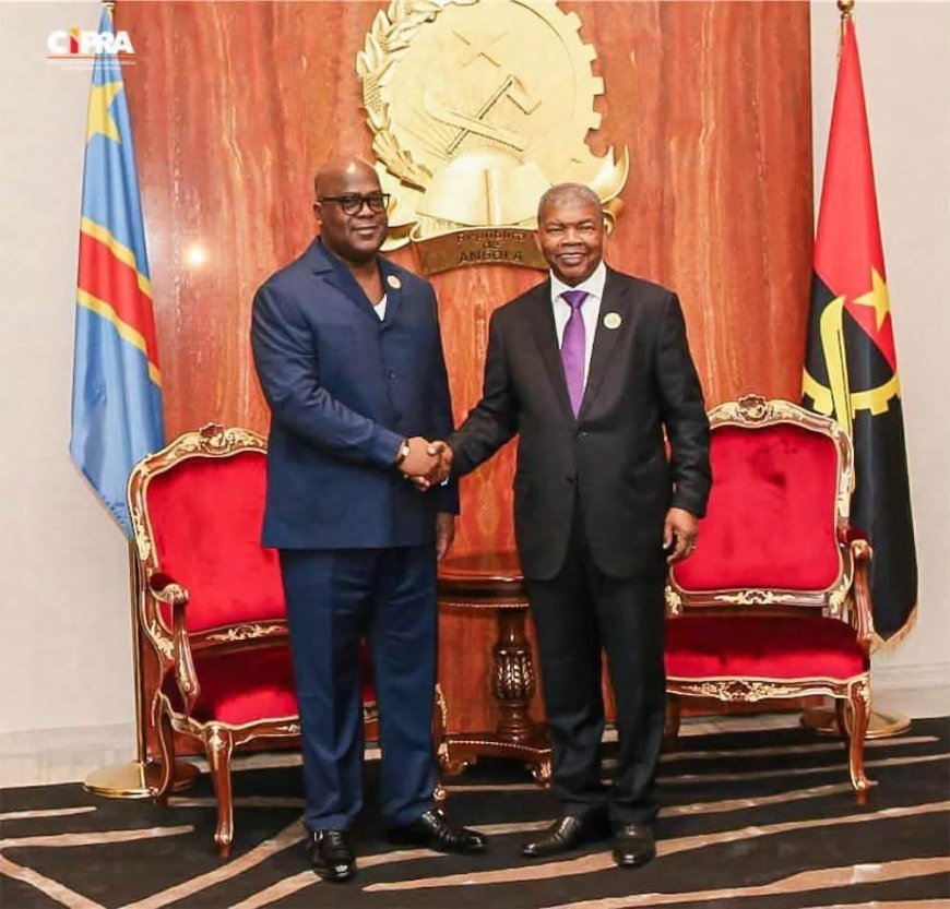 RDC-Angola : João Lourenço et Félix Tshisekedi échangent sur les relations bilatérales à Luanda