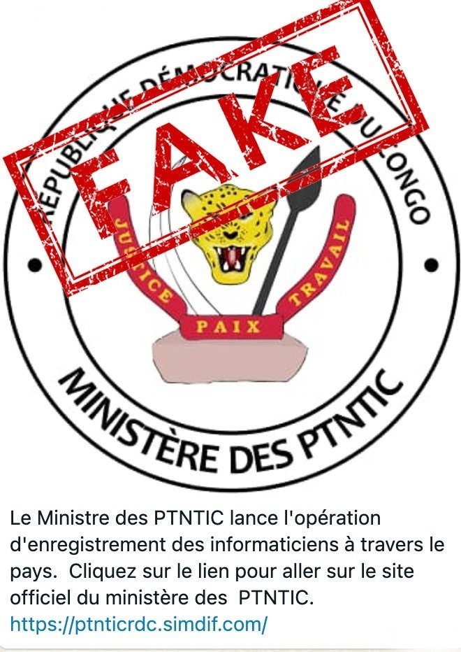 Alerte à la Désinformation : Aucune opération d'enregistrement menée par le ministère de PTNTIC