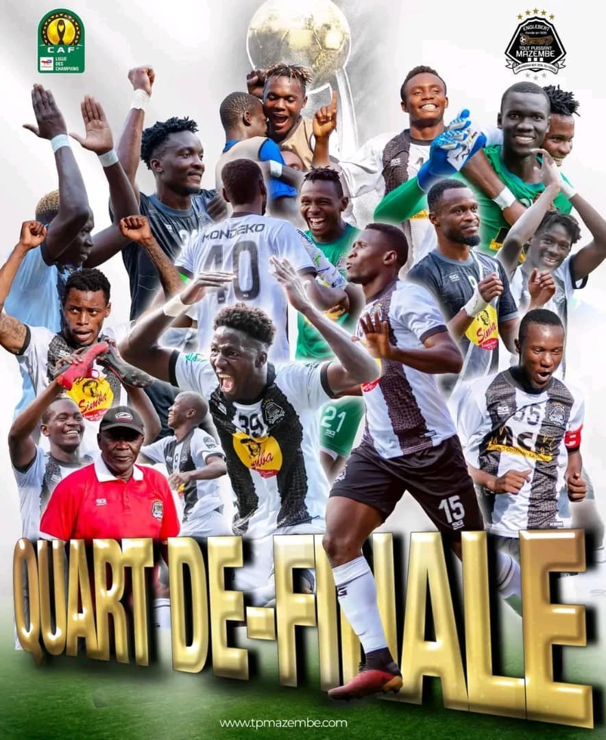 Football CAF : Le TP Mazembe domine le FC Pyramide d'Égypte en Ligue des Champions Africains