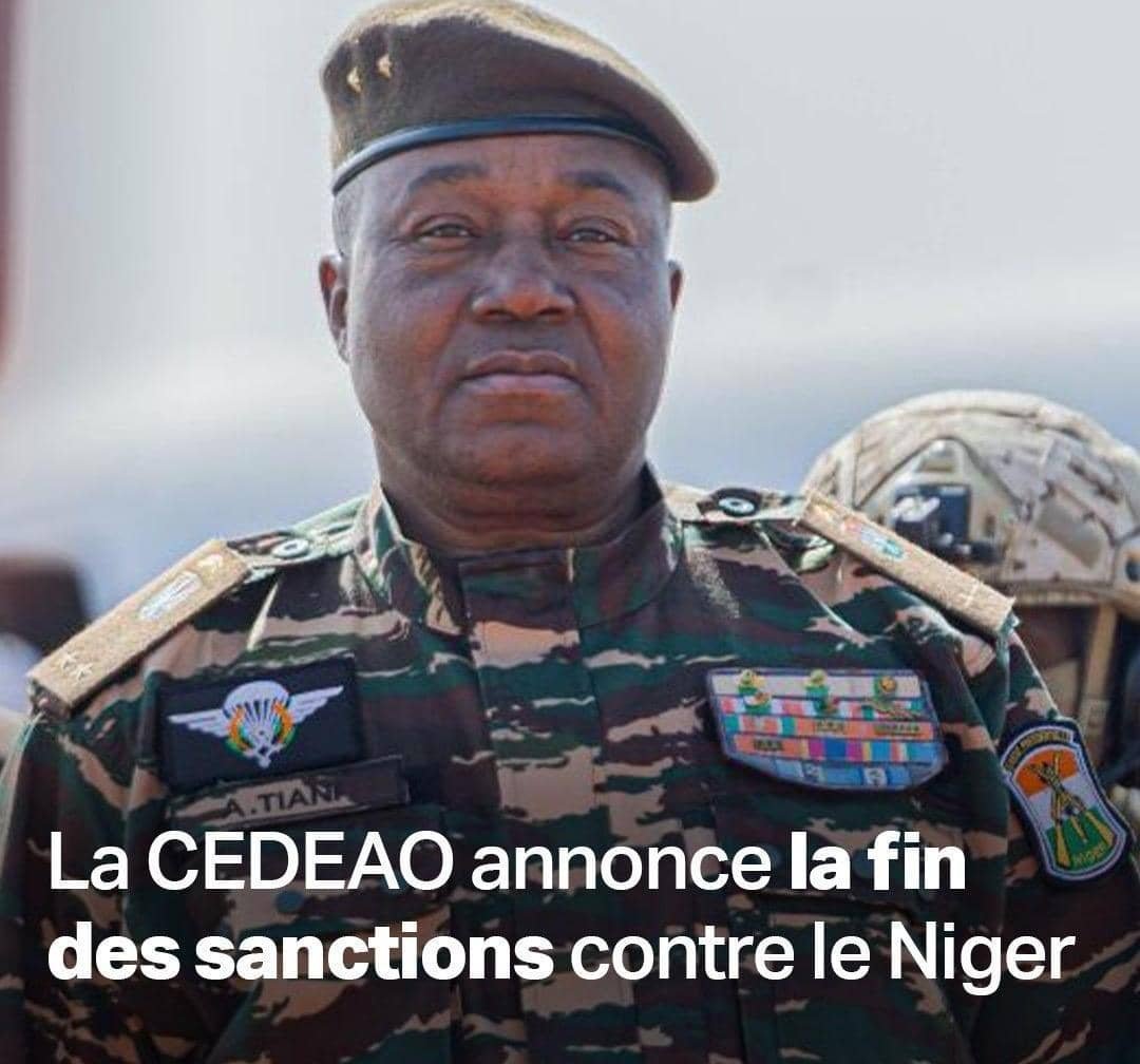 Niger: La CEDEAO lève les sanctions