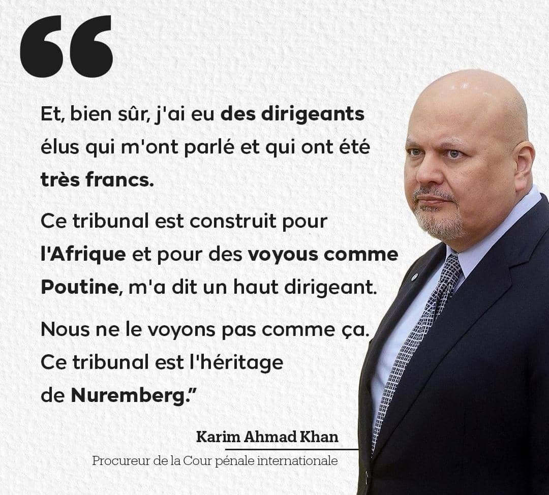 Menaces contre le procureur de la CPI, Karim Khan, suite à l'enquête sur des responsables israéliens