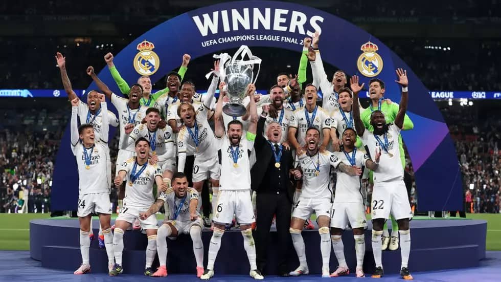 UEFA Champions League : Le Real Madrid continue son règne en Europe avec un 15ème titre