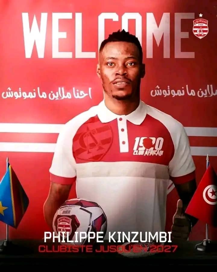 Philippe Kinzumbi signe au Club Africain